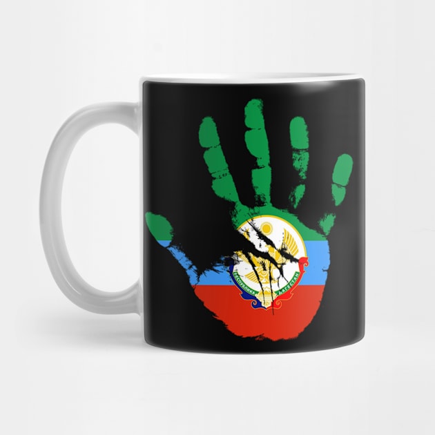 Dagestan Hand. Cool Dagestan Flag by Jakavonis